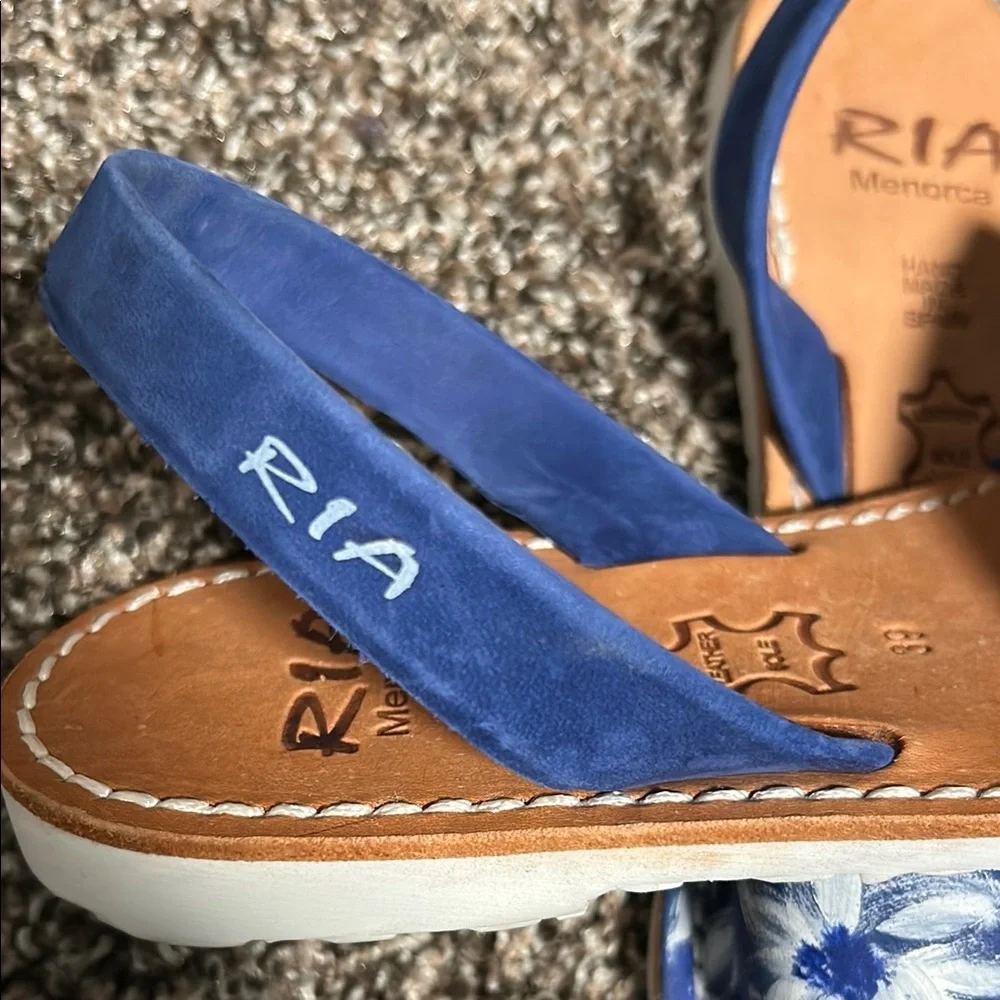 Ría Menorca blue women sandals - Picture 5 of 6